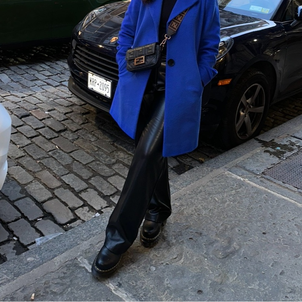 Faux Leather Trousers